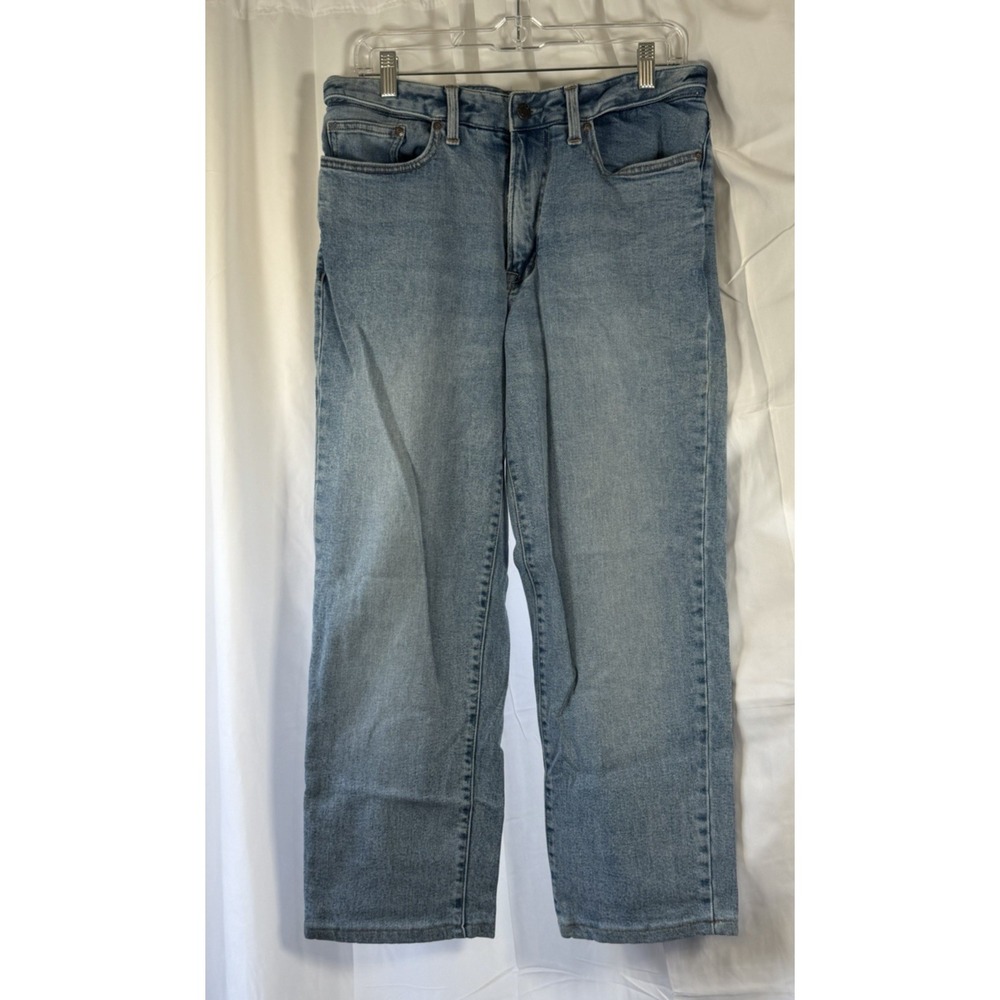 Lands' End Square Rigger Jeans Mens 32 Blue Traditional Fit